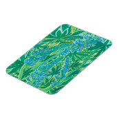 Lupine Flowers, Summer Wildflower Painting Magneet (Linkerzijde)