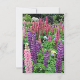 Lupine Garden Notitiekaartje