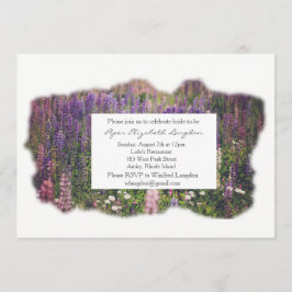 Lupine Invitation Kaart
