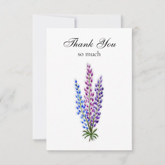 Lupine Notitiekaart (Voorkant)