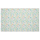 Lupine papavers Wilde bloempitten Stof (Fat Quarter)