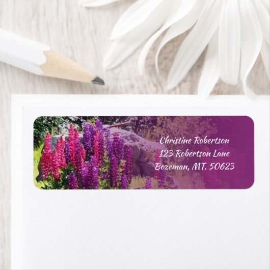 Lupine Return Address Label (Insitu)