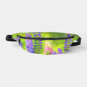 Lupine Schilderen Originele Wildflower Art Heuptasje (Voorkant)