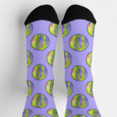 Lupine Schilderen Originele Wildflower Art Sokken (Top)