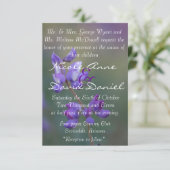 Lupine-uitnodiging Kaart (Staand voorkant)