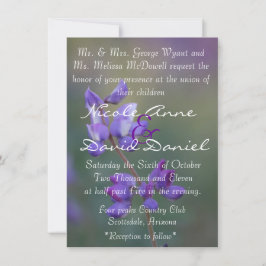 Lupine-uitnodiging Kaart