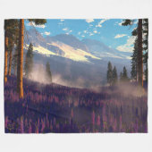 Lupine Vale Fleece Deken (Voorkant (Horizontaal))