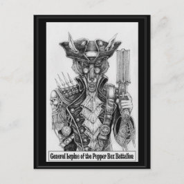 Lupine van het Pepperbox Bataljon Briefkaart