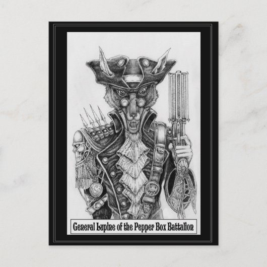 Lupine van het Pepperbox Bataljon Briefkaart (Voorkant)