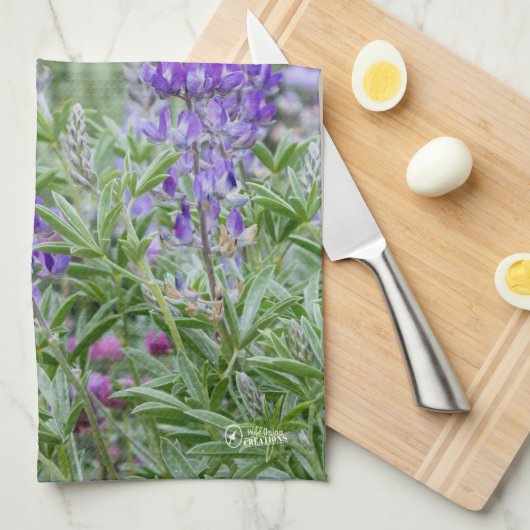 Lupine Wildbloemen Tea Towel Theedoek (Quarter Fold)