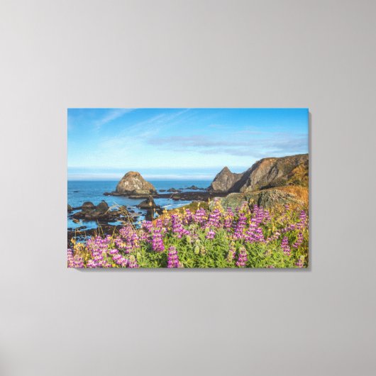 Lupine Wildflower Hoesje The Hills Canvas Afdruk (Voorkant)