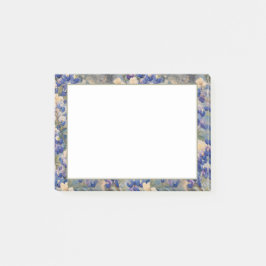 Lupinebloemen in velden post-it® notes