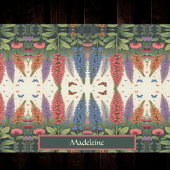 Lupinebloemen Vlinders Bloemmonogram Yogamat