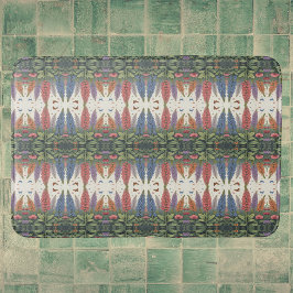 Lupinebloemen Vlinders  bloempatroon Badmat