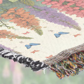 Lupinebloemen Vlinders bloempatroon Deken