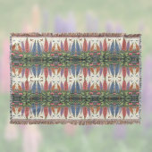 Lupinebloemen Vlinders bloempatroon Deken