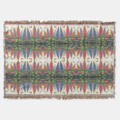 Lupinebloemen Vlinders bloempatroon Deken (Voorkant)