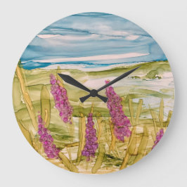 Lupinen in het wild  grote klok