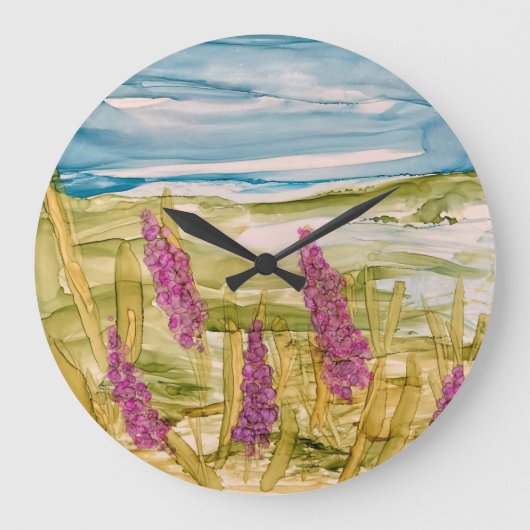 Lupinen in het wild  grote klok (Voorkant)