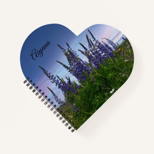Lupinen    notitieboek (Voorkant)