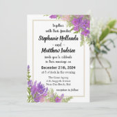 Lupines als verbeelding, geluk & nieuw begin kaart (Staand voorkant)