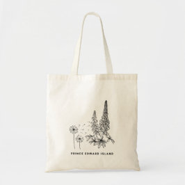 Lupines en paardenbloemen PEI Canvas tas