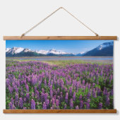 Lupines in Bloom | Keniaanse bergen, Alaska Hangend Wandkleed (Voorkant)