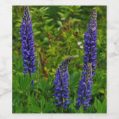 Lupines Wijn Etiket (Enkel label)