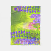 Lupineschildering - Oorspronkelijke blowerende kun Fleece Deken (Voorkant)