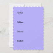 Lupineschildering - Oorspronkelijke blowerende kun Kaart (Achterkant)