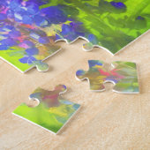 Lupineschildering - Oorspronkelijke blowerende kun Legpuzzel (Zijkant)