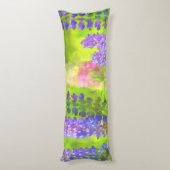 Lupineschildering - Oorspronkelijke blowerende kun Lichaamskussen (Achterkant (Verticaal))