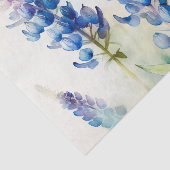 LUPINS blauw bloemendecoupage papier (Detail)