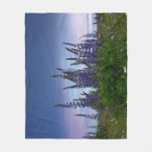 Lupins    fleece deken (Voorkant)