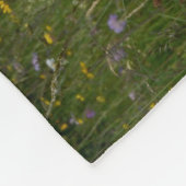 Lupins    fleece deken (Hoek)