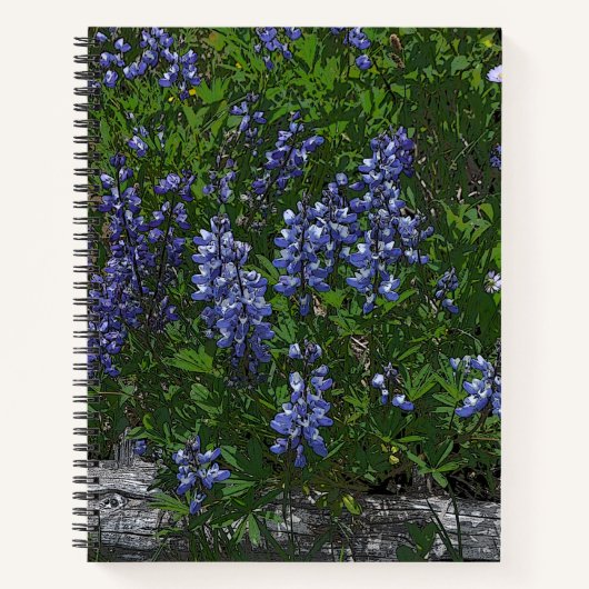 Lupins Gel Mouse Pad Notitieboek (Voorkant)