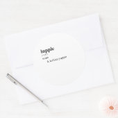 LUPPIE RONDE STICKER (Envelop)