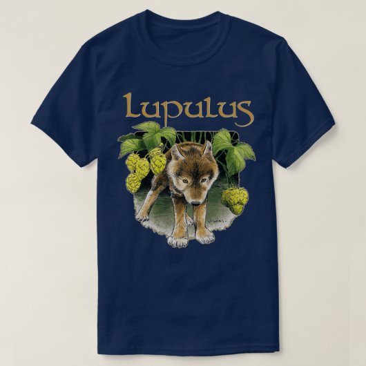 Lupulus beer merch t-shirt (Design voorkant)