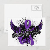 Lupus Awareness 16 Briefkaart (Voorkant / Achterkant)