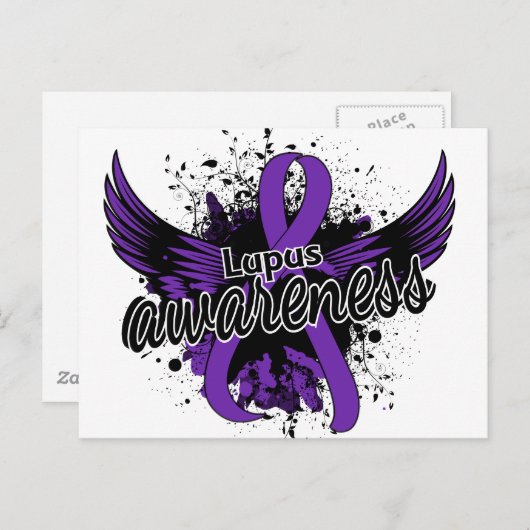 Lupus Awareness 16 Briefkaart (Voorkant / Achterkant)