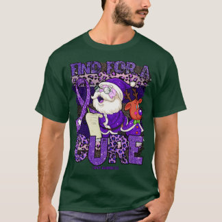 Lupus Awareness Awareness luipaard kerstkuren T-shirt