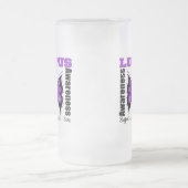 Lupus Awareness Butterfly Matglas Bierpul (Center)