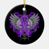 Lupus Awareness Cool Wings Keramisch Ornament (Voorkant)