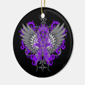 Lupus Awareness Cool Wings Keramisch Ornament (Links)