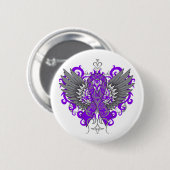 Lupus Awareness Cool Wings Ronde Button 5,7 Cm (Voorkant /achterkant)