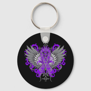 Lupus Awareness Cool Wings Sleutelhanger