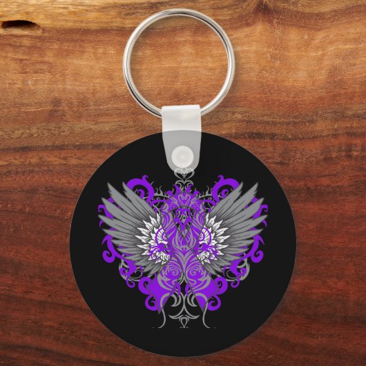 Lupus Awareness Cool Wings Sleutelhanger (Voorkant)