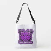 Lupus Awareness Crossbody Tas (Achterkant)
