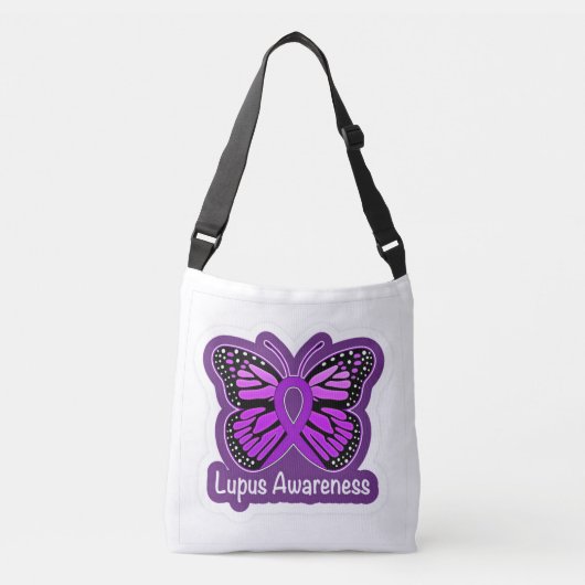 Lupus Awareness Crossbody Tas (Voorkant)