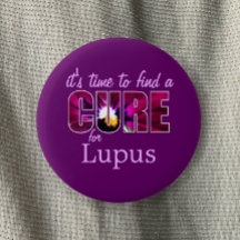 Lupus Awareness Cure / Lila Paarse aangepaste bloe